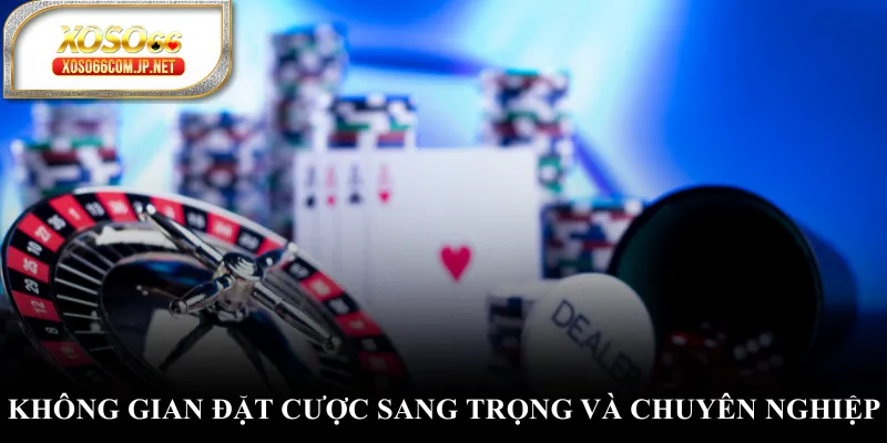 Không gian đặt cược sang trọng và chuyên nghiệp Không gian đặt cược sang trọng và chuyên nghiệp